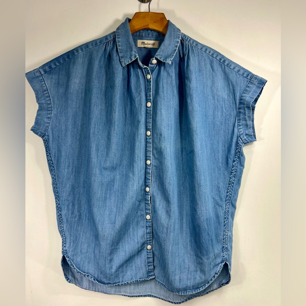 Madewell Light Blue Denim Shirt XXS